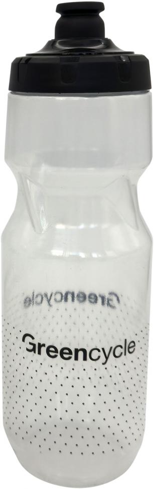 Фляга 0,71 Green Cycle GBT-518 с увеличенным клапаном, прозрачная