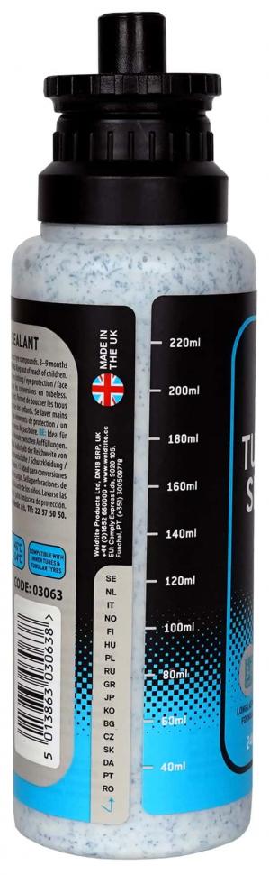 Герметик Weldtite 03063 TUBELESS SEALANT with Rubber Shred, для бескамерных шин, 240мл
