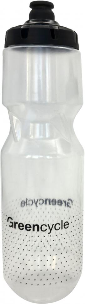 Фляга 1,0 Green Cycle GBT-520 с увеличенным клапаном, прозрачная