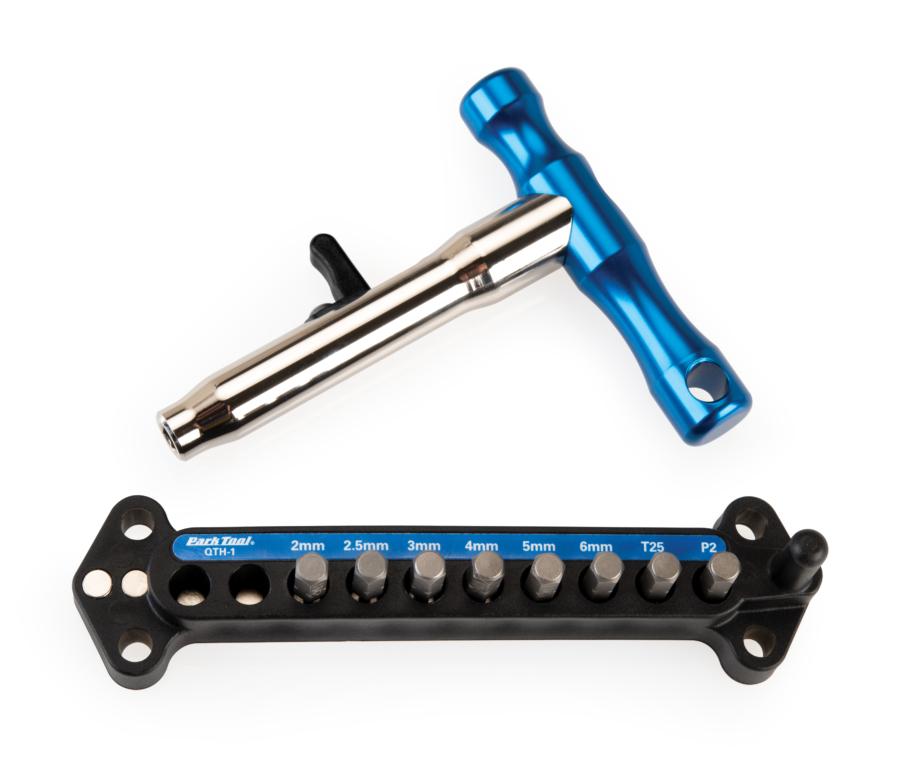 Ключ Park Tool QTH-1 с набором бит 2,5/3/4/5/6mm, Т25, PH2