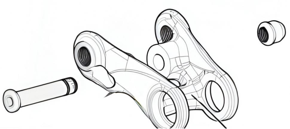 Палец шарнира аммортизатора Cannondale Scalpel M8x12 K36014 Палец шарнира аммортизатора Cannondale Scalpel M8x12 K36014