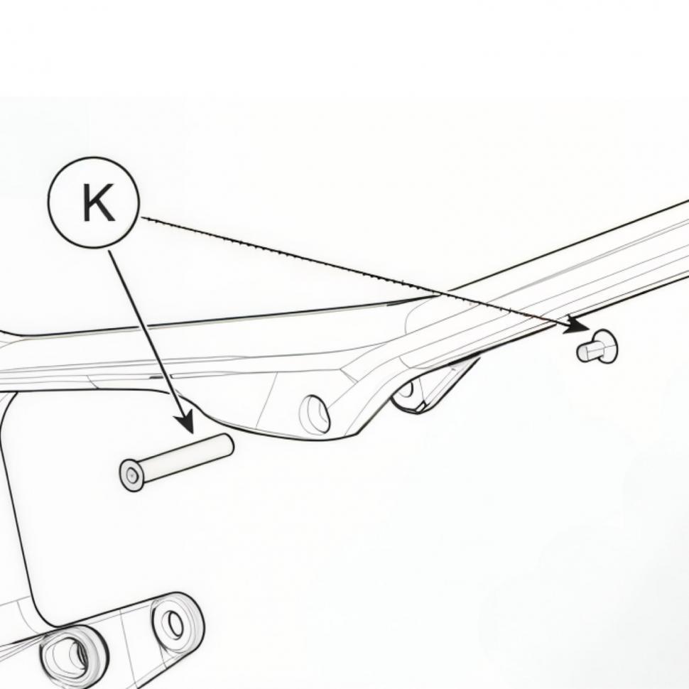 Палец шарнира аммортизатора Cannondale Scalpel M6x12 K36004