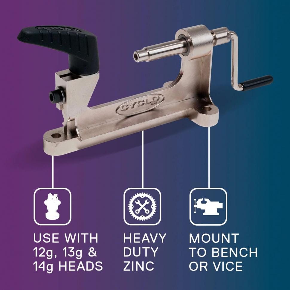 Инструмент Сyclo 07836 для накатки резьб спиц