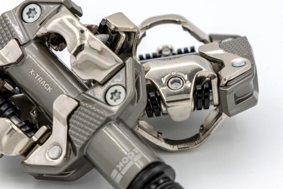 Педали Look X-TRACK алюминий, ось chromoly 9/16", серый металлик