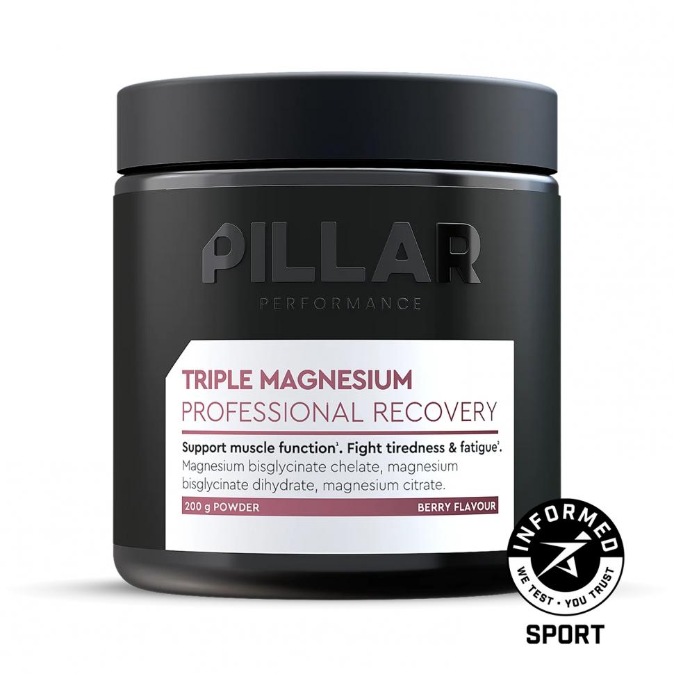 Магний PILLAR Performance Triple Magnesium ягоды 200г (банка)