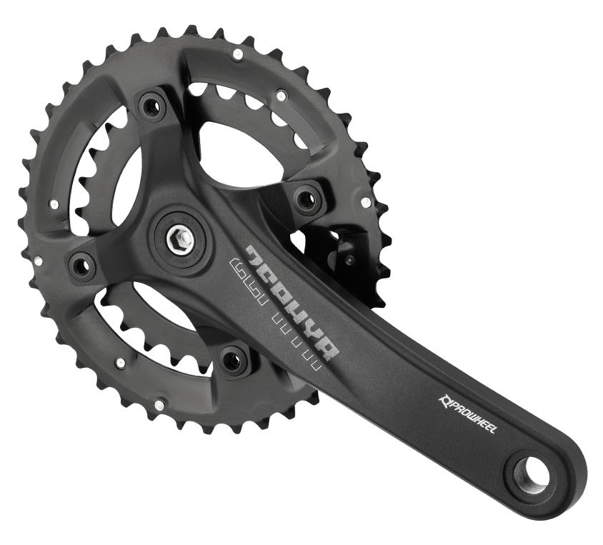 Комплект шатунов PROWHEEL ZEPHYR-501, (10S), 170mm, 36/22T black