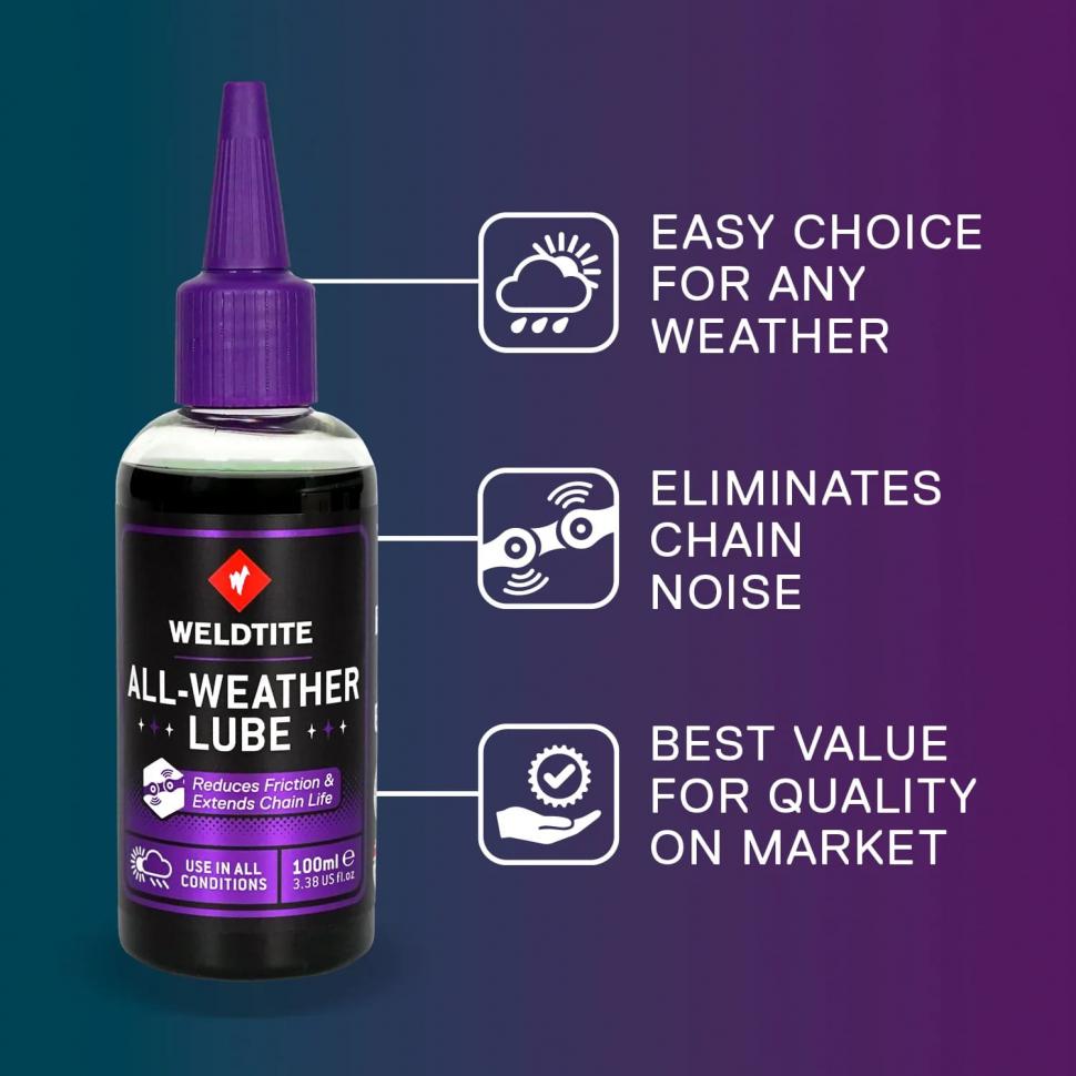 Смазка для цепи Weldtite 03048X ALL-WEATHER LUBE, 1л