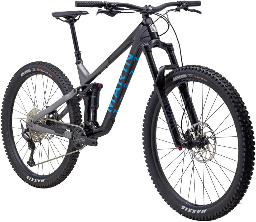 Велосипед 29" Marin Alpine Trail Carbon 1 рама - M 2024 Gloss Black/Blue