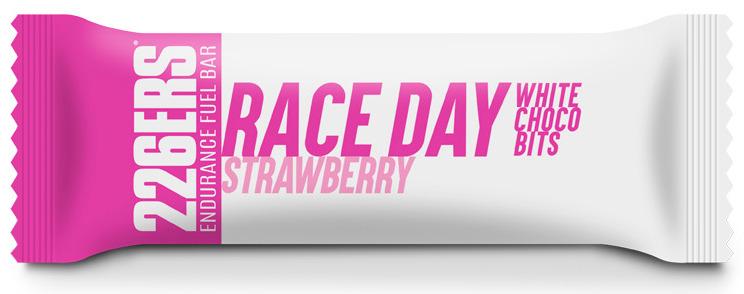 Батончик 226ERS Race Day Choco bits Energy белый шоколад/клубника 40г