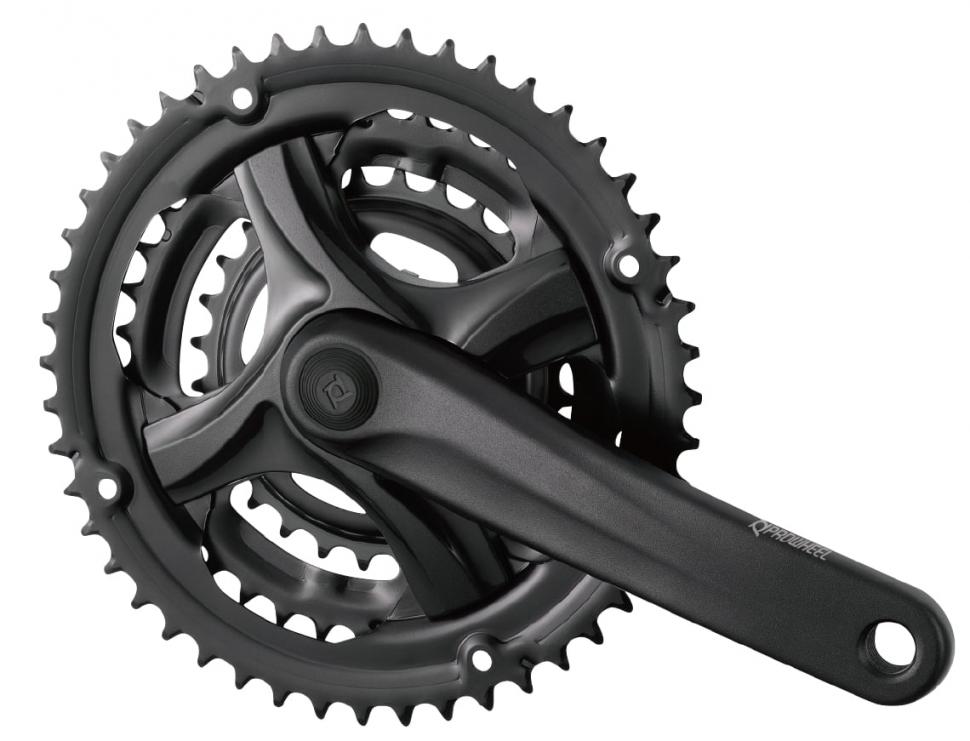 Комплект шатунов PROWHEEL TY-CM90, (8S / 7S), 175mm, 48/38/28T black